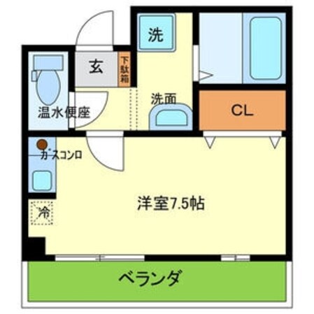 パナハイツ2001の物件間取画像